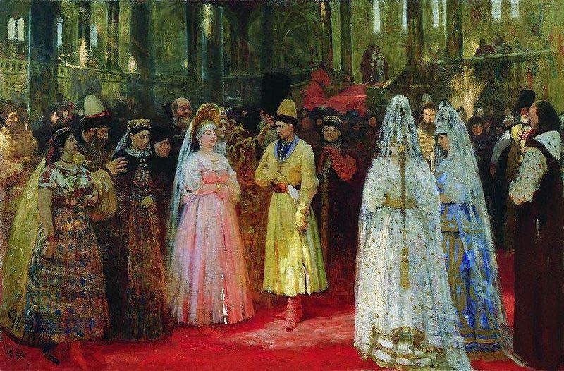 Ilya Repin Grand Duke Choosing His Bride oil painting picture